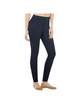 Spanx Alexia High Rise Skinny Leg Denim Leggings in Indigo Wash Sz XL